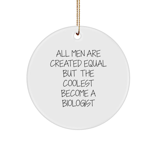 Biologist Keepsake Christmas Tree Ornament for Him Holiday Gift - Image 1