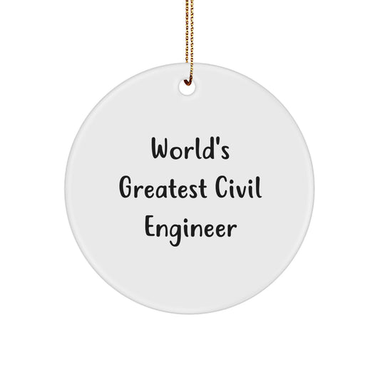 Funny World's Greatest Civil Engineer Gifts for Civil Engineers from Friends on Christmas Unique - Image 1