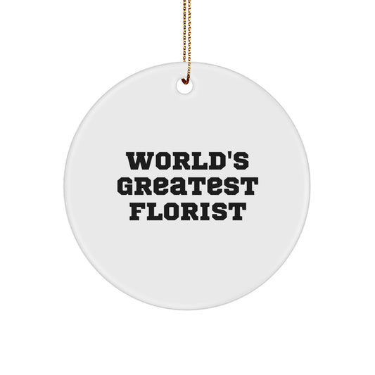Funny World's Greatest Florist Gifts from Family for Florist Christmas Unique Gifts - Image 1