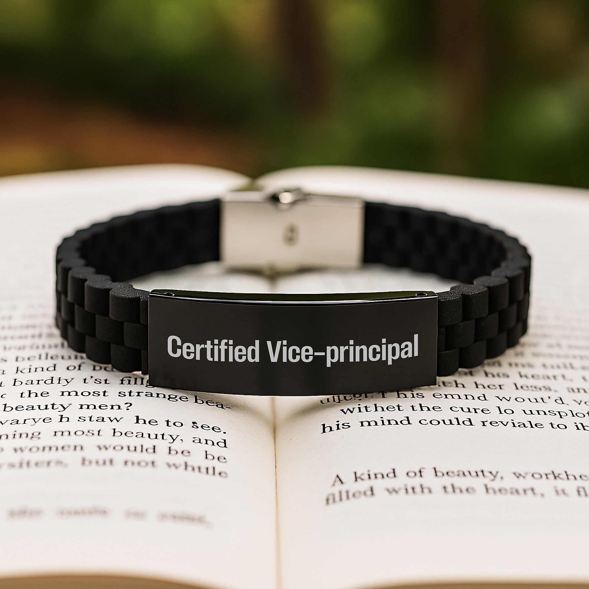 Funny Vice-principal Gifts for Men - Certified Vice-principal Quote Glide lock Clasp Valentine's Unique Accessories - Image 2
