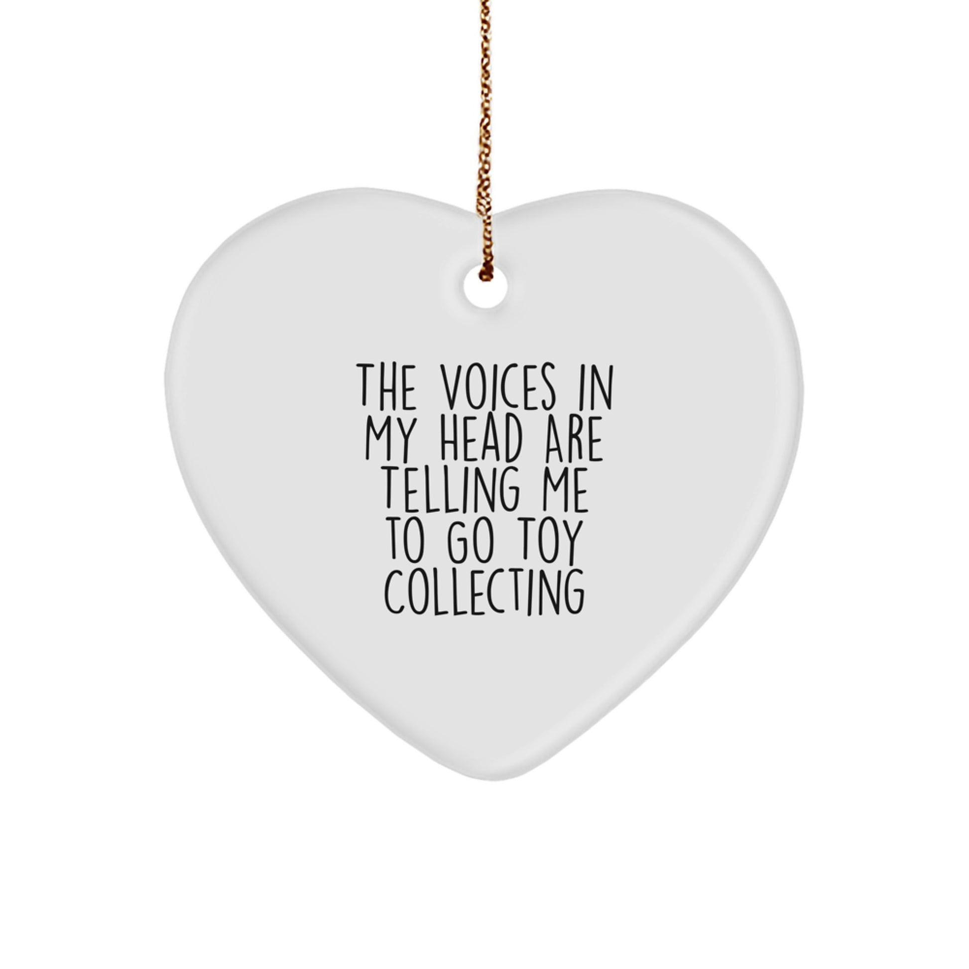 Funny Toy Collecting Gifts from Friends for Men, Unique Heart Ornament with Inspirational Quote - Image 1