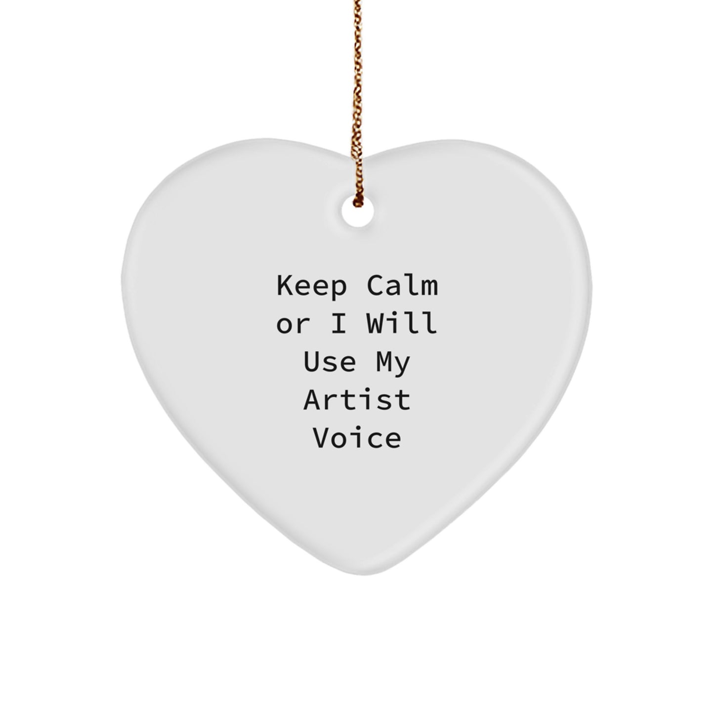 Artist Keepsake Christmas Ornament for Him Gift - Image 1