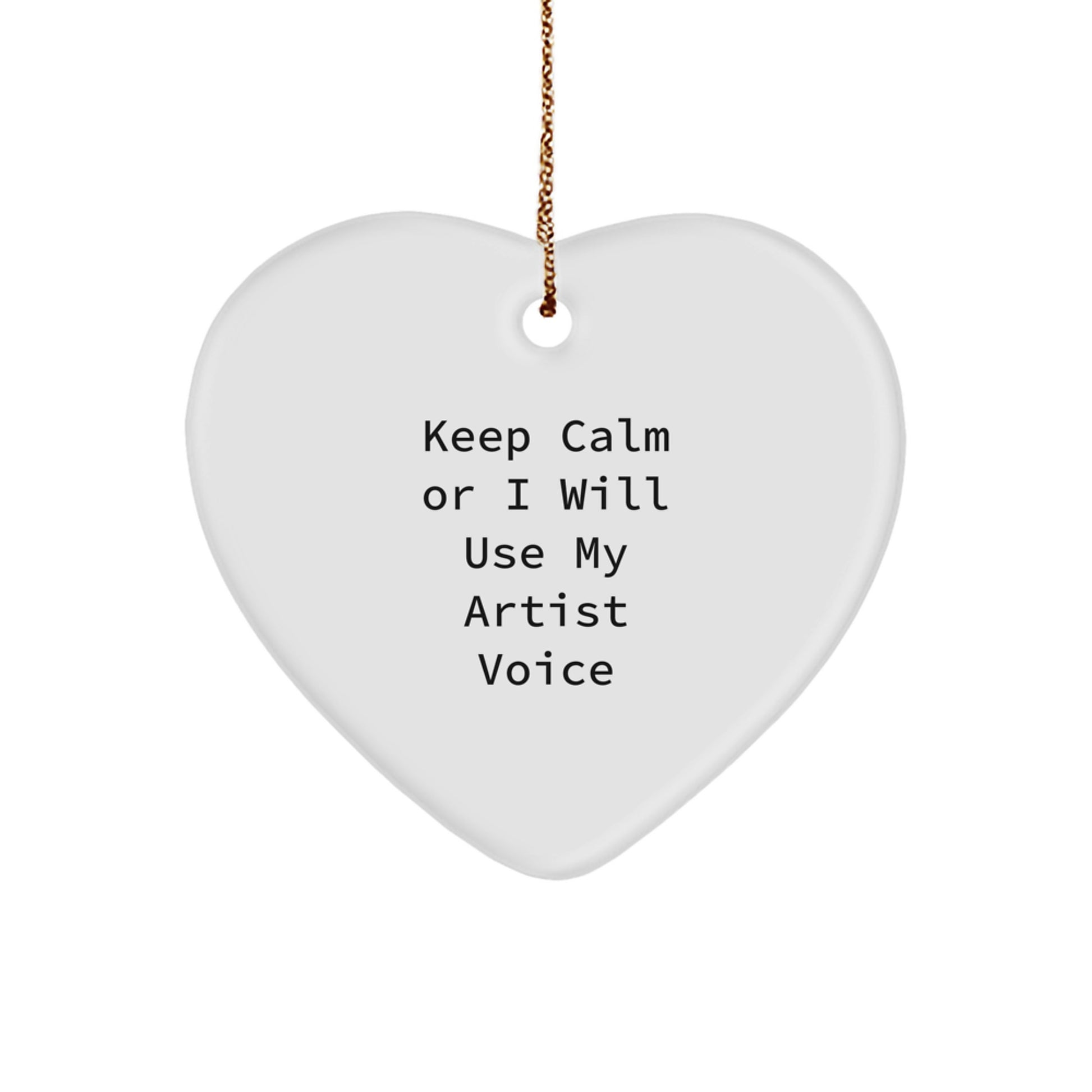 Artist Keepsake Christmas Ornament for Him Gift - Image 1