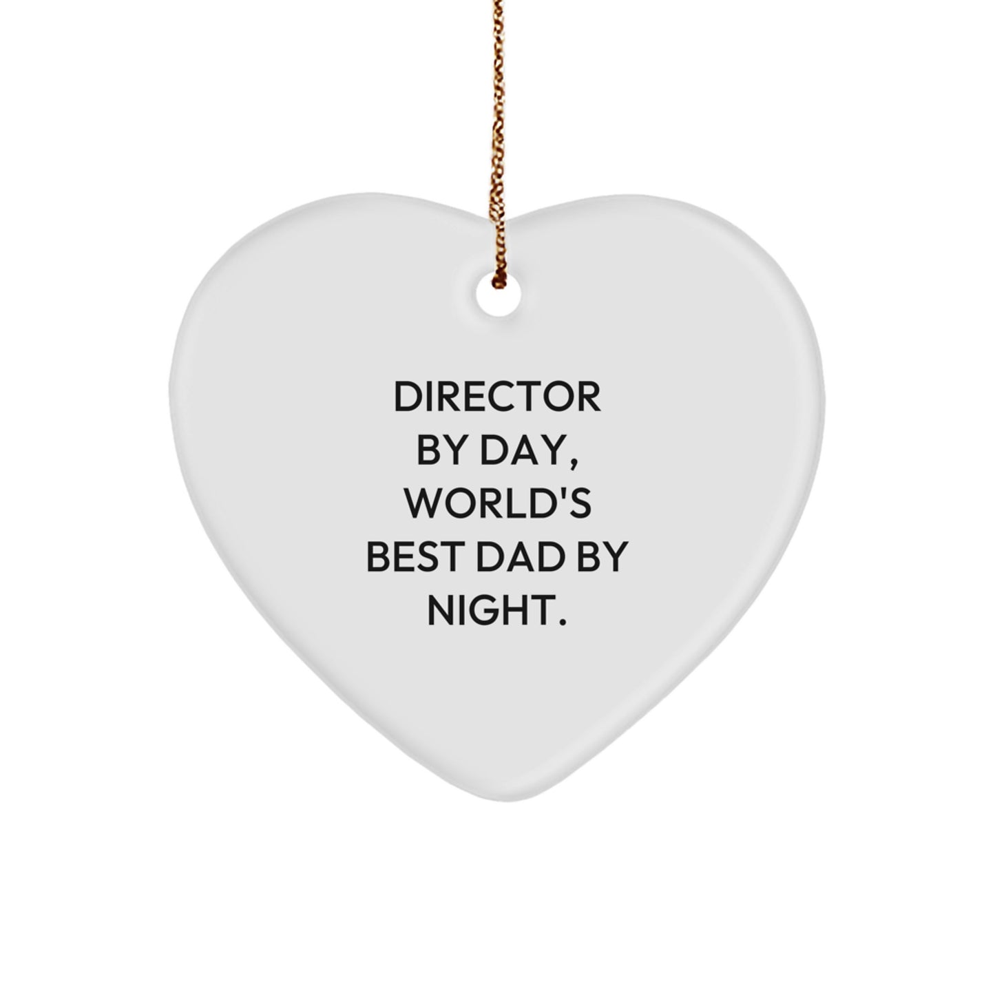 Funny Director Heart Ornament Gifts from Men to Women for Christmas Unique Gifts - Image 1