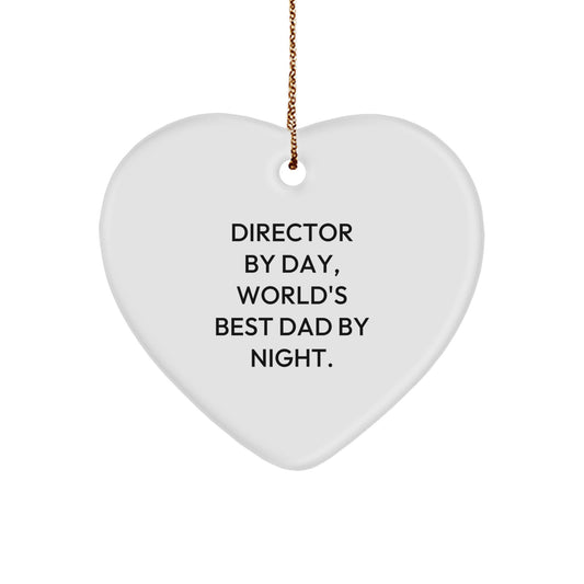 Funny Director Heart Ornament Gifts from Men to Women for Christmas Unique Gifts - Image 1