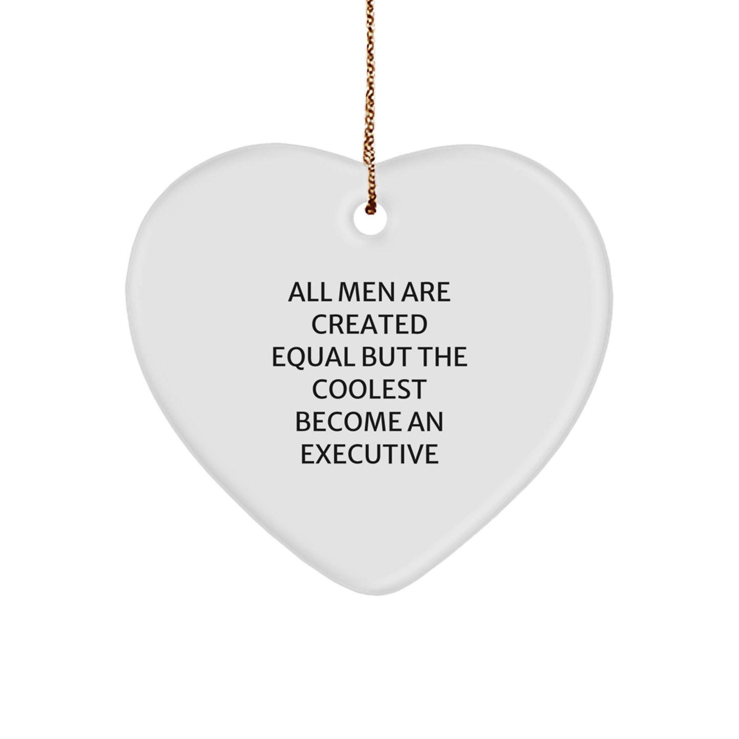 Executive Keepsake Christmas Ornament for Him Gift Surprise Holiday - Image 1