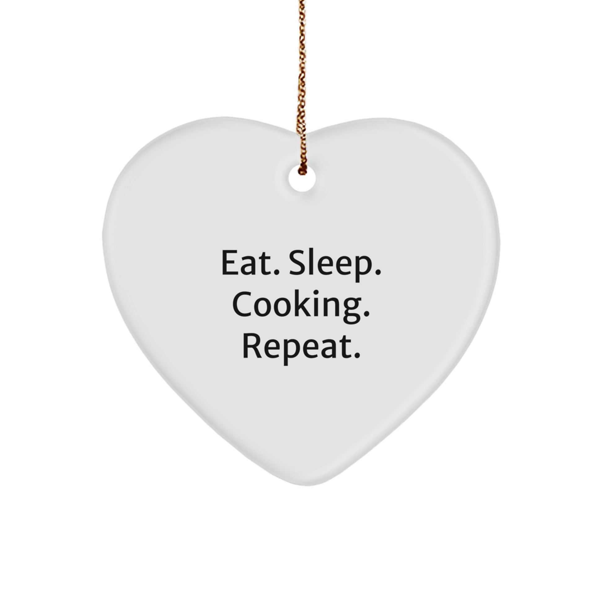 Funny Cooking Heart Ornament Gifts from Men to Women for Friends and Family for Christmas Unique - Image 1