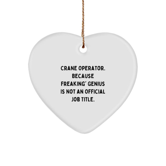 Funny Crane Operator Gifts for Men, Gifts from Coworkers for Crane Operator Friends - Image 1