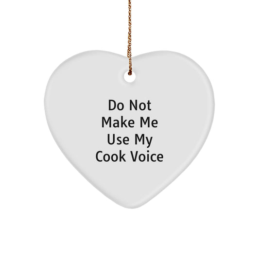 Witty Cook Christmas Ornament Gift for Friends - Image 1