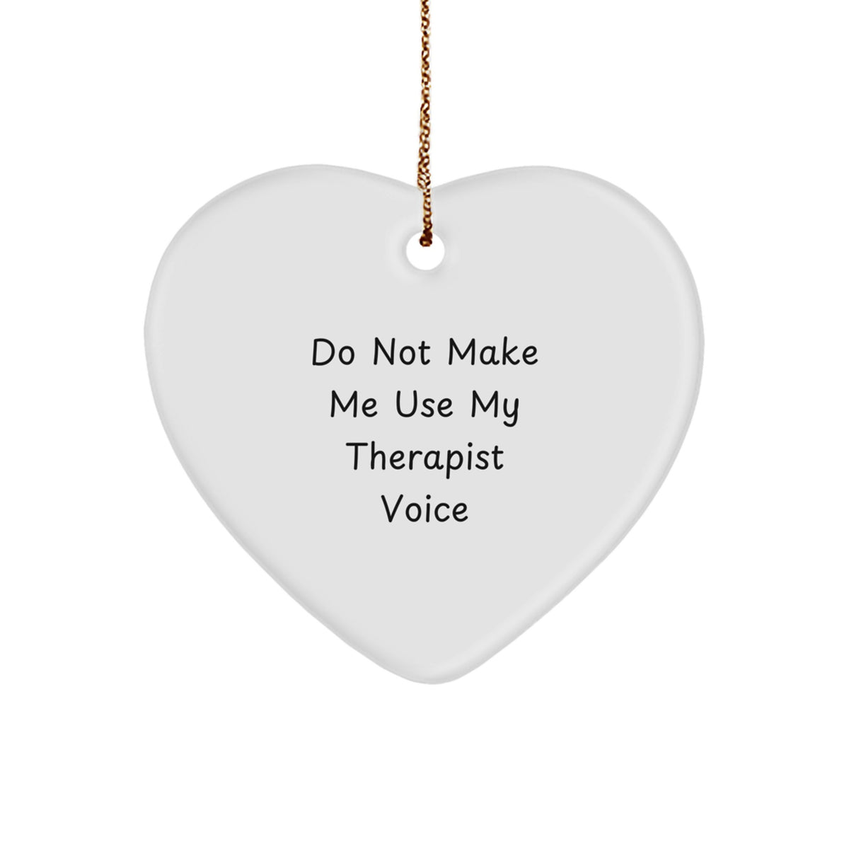 Therapist Keepsake Christmas Ornament for Him Gift - Image 1