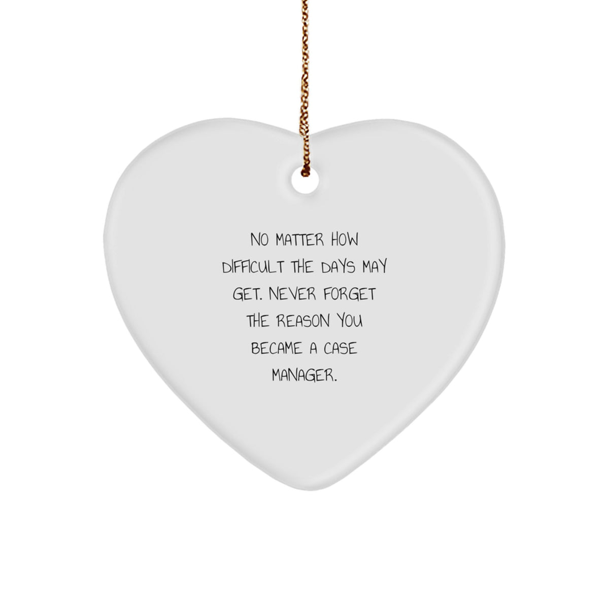 Heartwarming Christmas Ornament Gift for Friends Case Manager's - Image 1