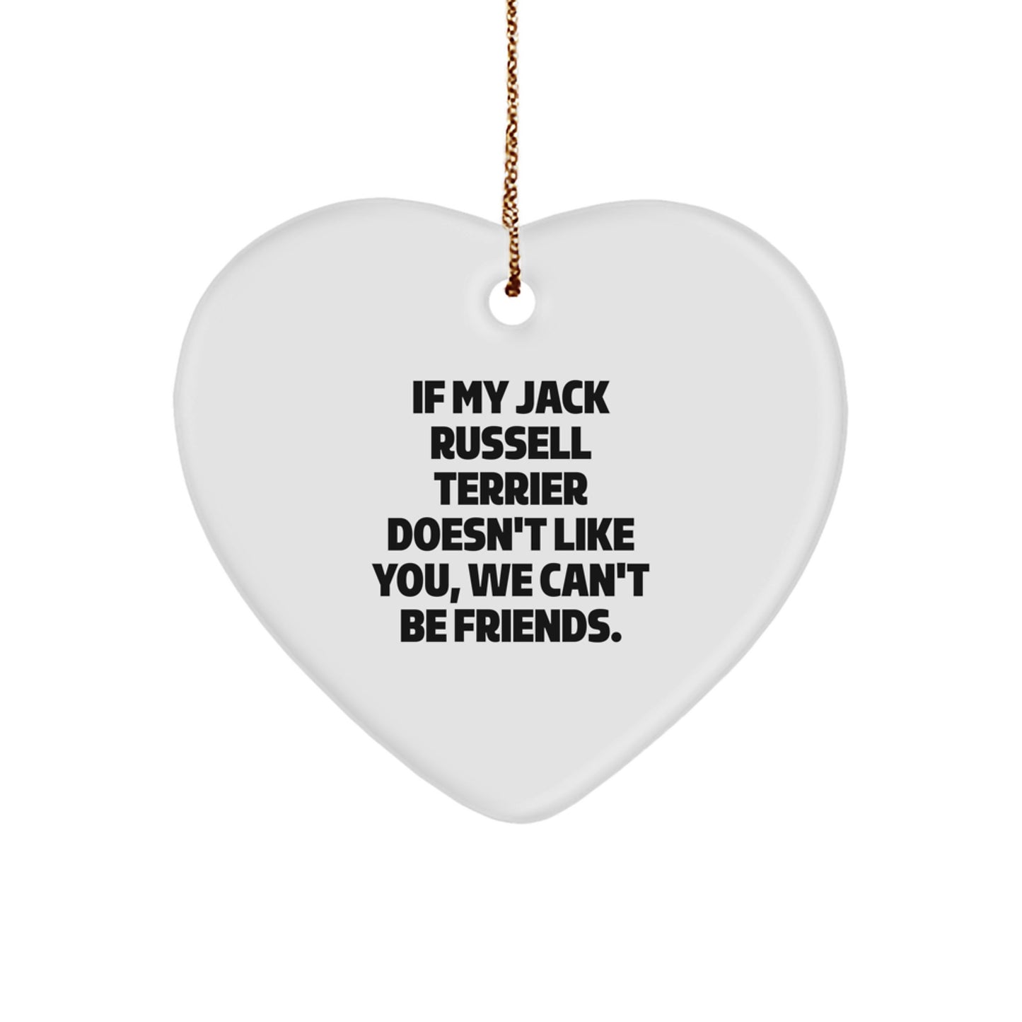 Funny Jack Russell Terrier Dog Christmas Unique Gifts from Friends and Family for Men Women - Image 1