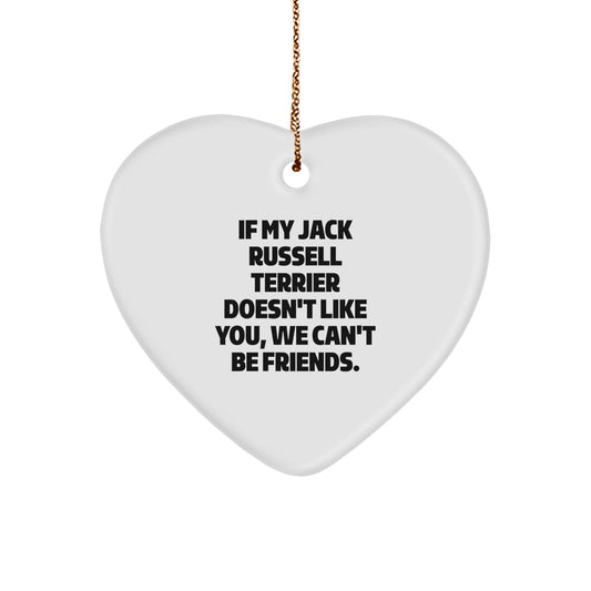 Funny Jack Russell Terrier Dog Christmas Unique Gifts from Friends and Family for Men Women - Image 1