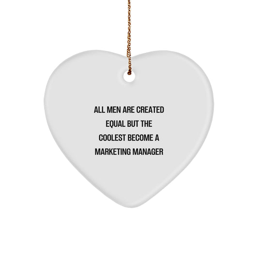 Christmas Gift for Her Marketing Manager Ornament Keepsake Present - Image 1
