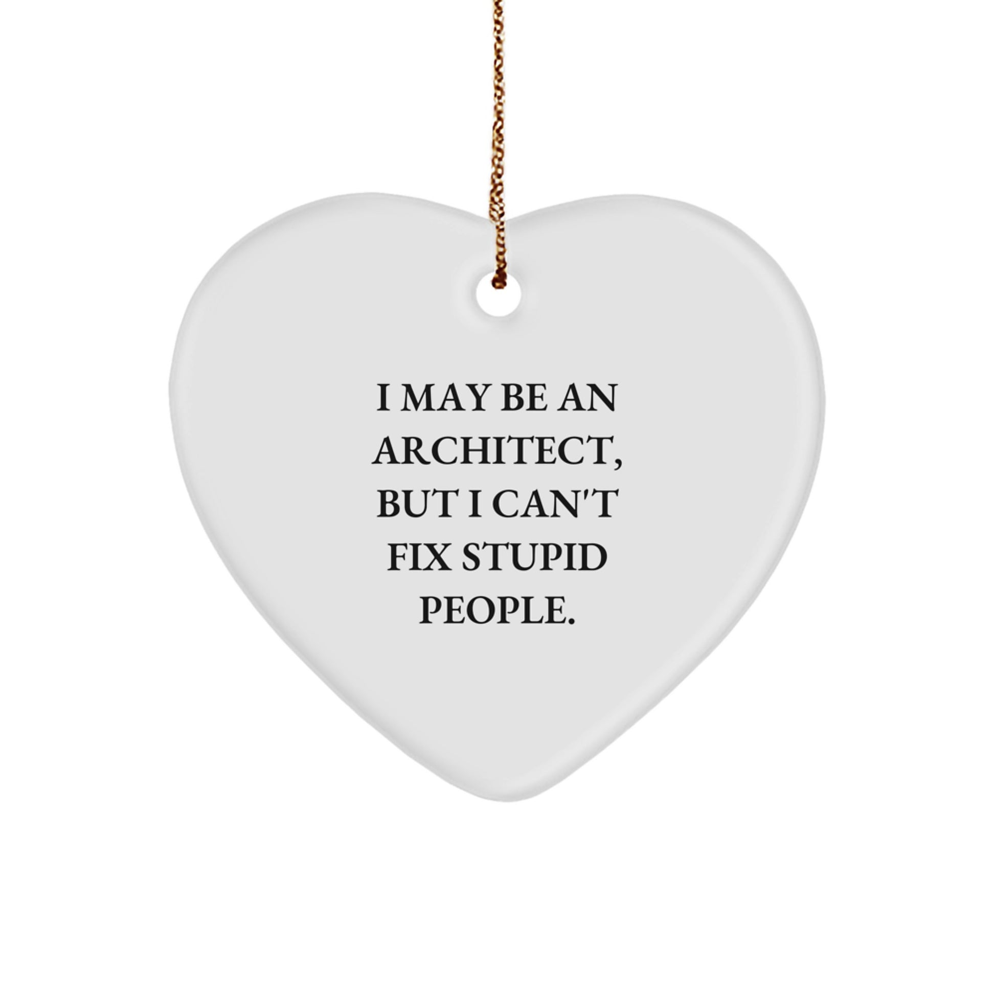 Architect Keepsake Christmas Ornament for Him Gift Surprise Holiday - Image 1