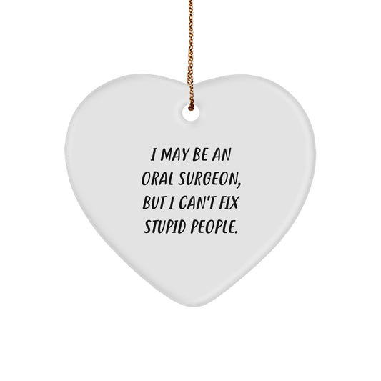 Oral Surgeon Keepsake Christmas Ornament for Him Gift - Image 1