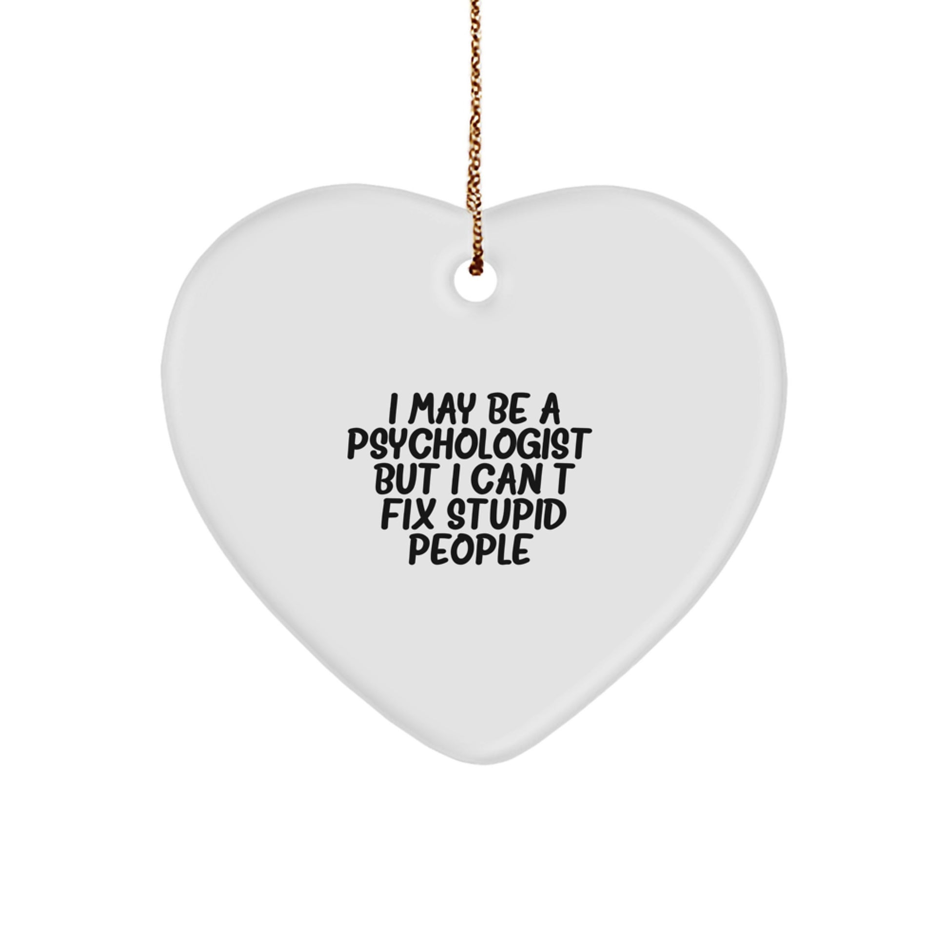 Sassy Psychologist Christmas Ornament Essential for Neighbors Gift - Image 1