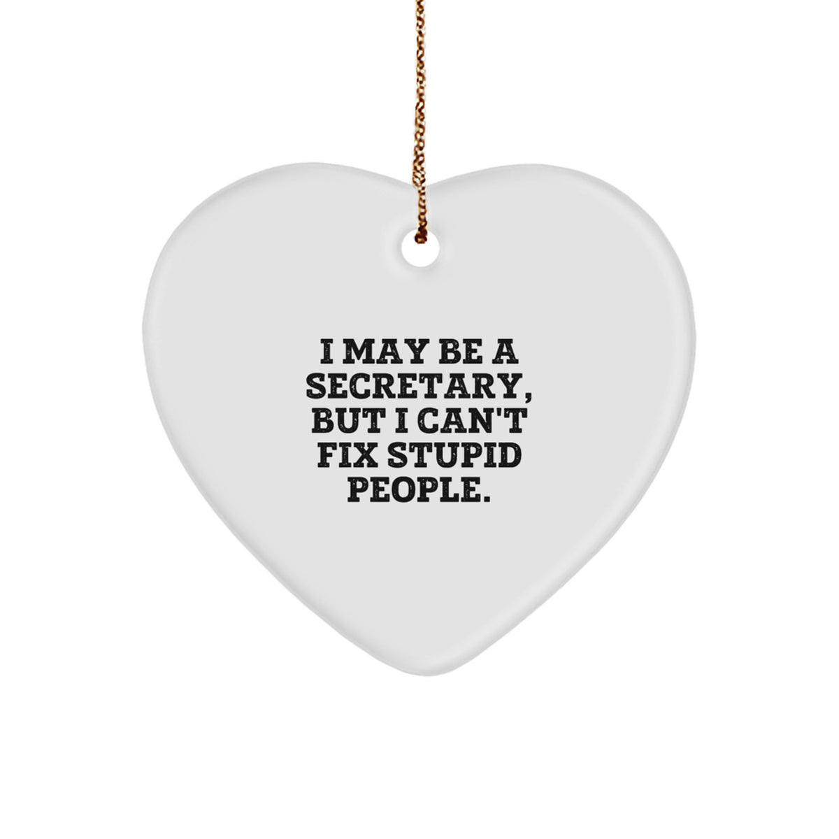 Sassy Secretary Christmas Ornament for Roommates Memento Gift - Image 1