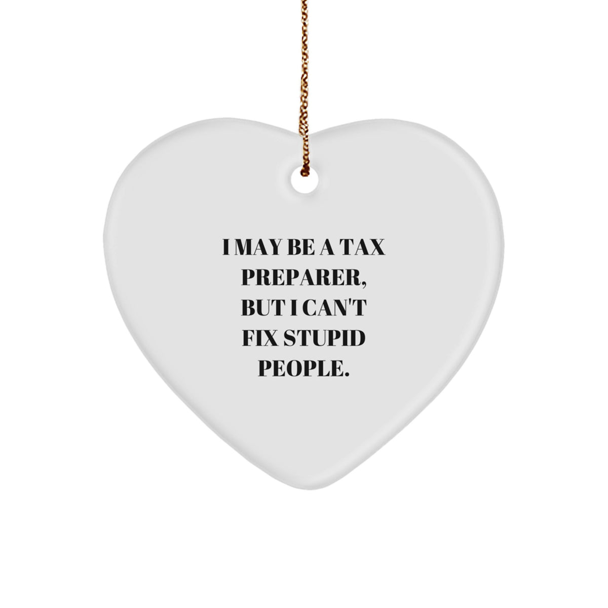 Christmas Ornament Idea for Coworkers Gift I May Be a Tax Preparer - Image 1