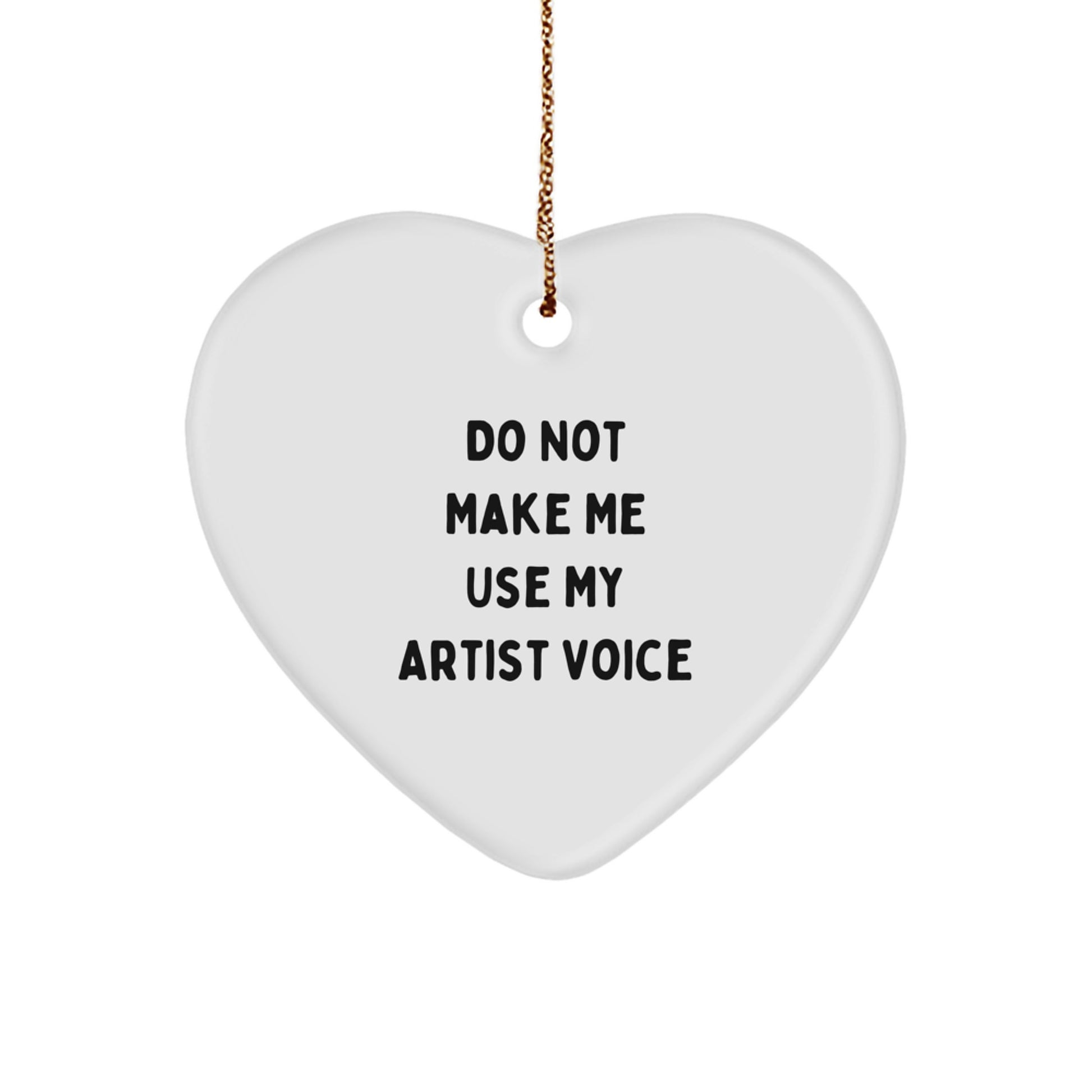Artist Heart Christmas Ornament Idea for Coworkers Gift - Image 1