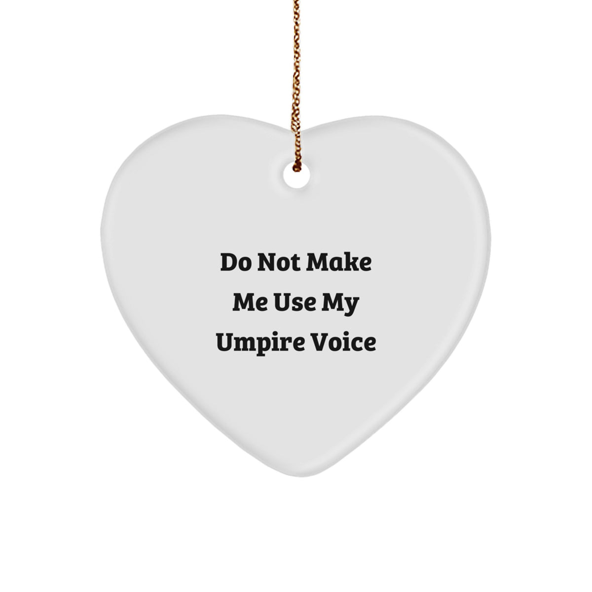 Umpire Keepsake Christmas Ornament for Him Gift - Image 1
