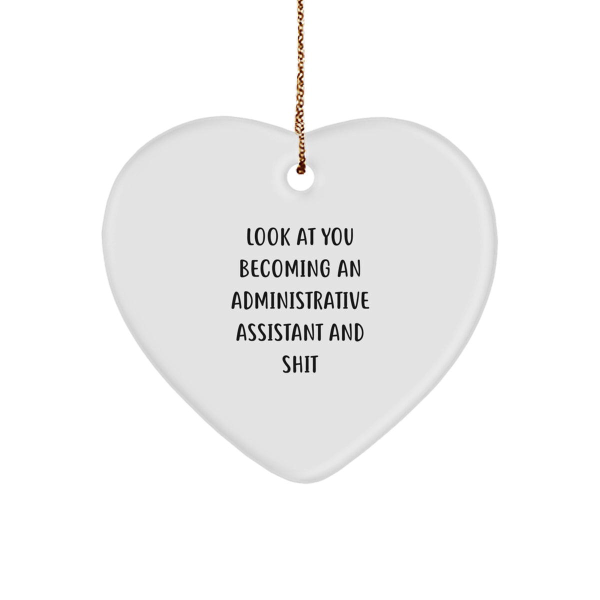 Administrative Assistant Keepsake Christmas Ornament for Him Gift - Image 1