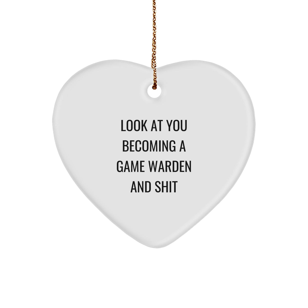 Game Warden Keepsake Christmas Ornament for Him Gift - Image 1