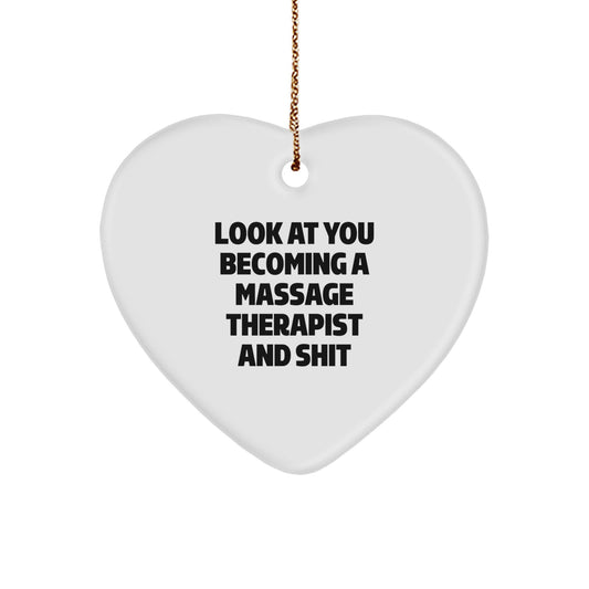 Massage Therapist Favorite Christmas Ornament for Kids Gift - Image 1