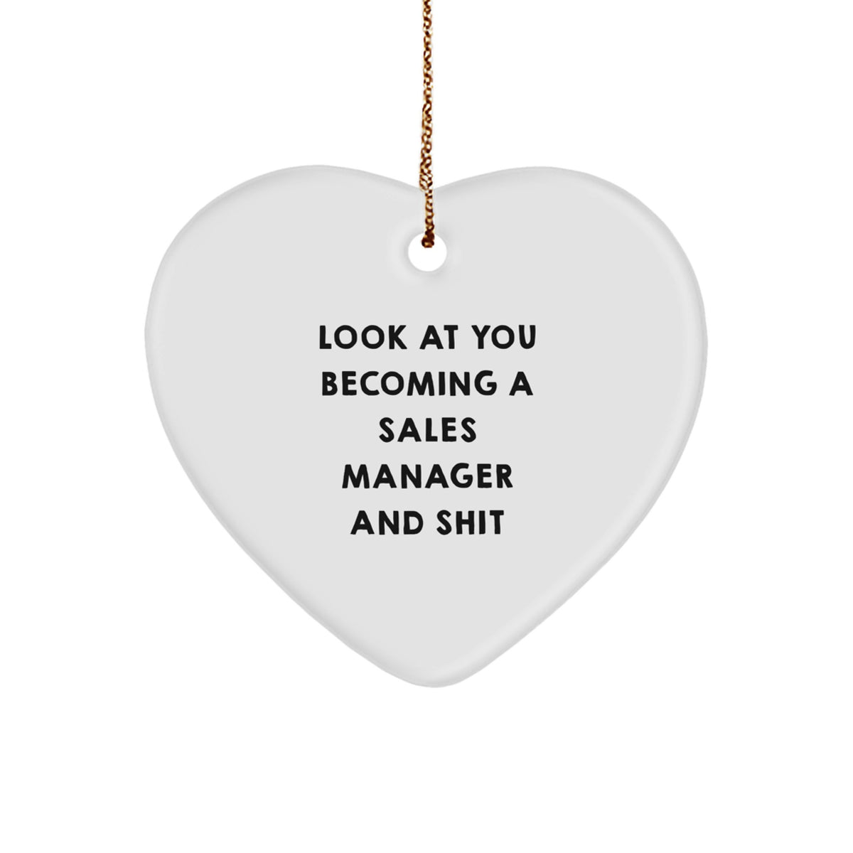 Christmas Ornament Gift for Family A Lighthearted Sales Manager Treasure - Image 1