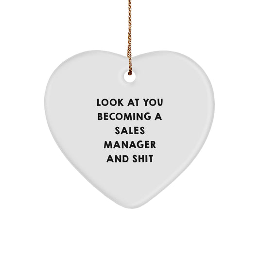 Christmas Ornament Gift for Family A Lighthearted Sales Manager Treasure - Image 1