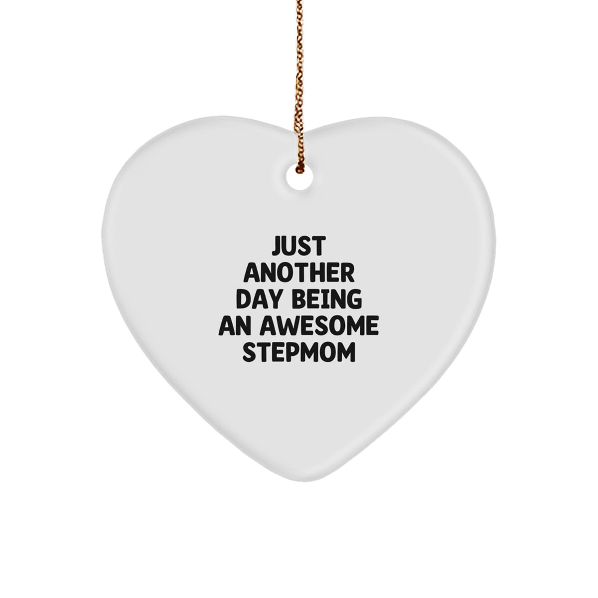 Heart Ornament for Kids Treasure Christmas Gift Stepmom - Image 1