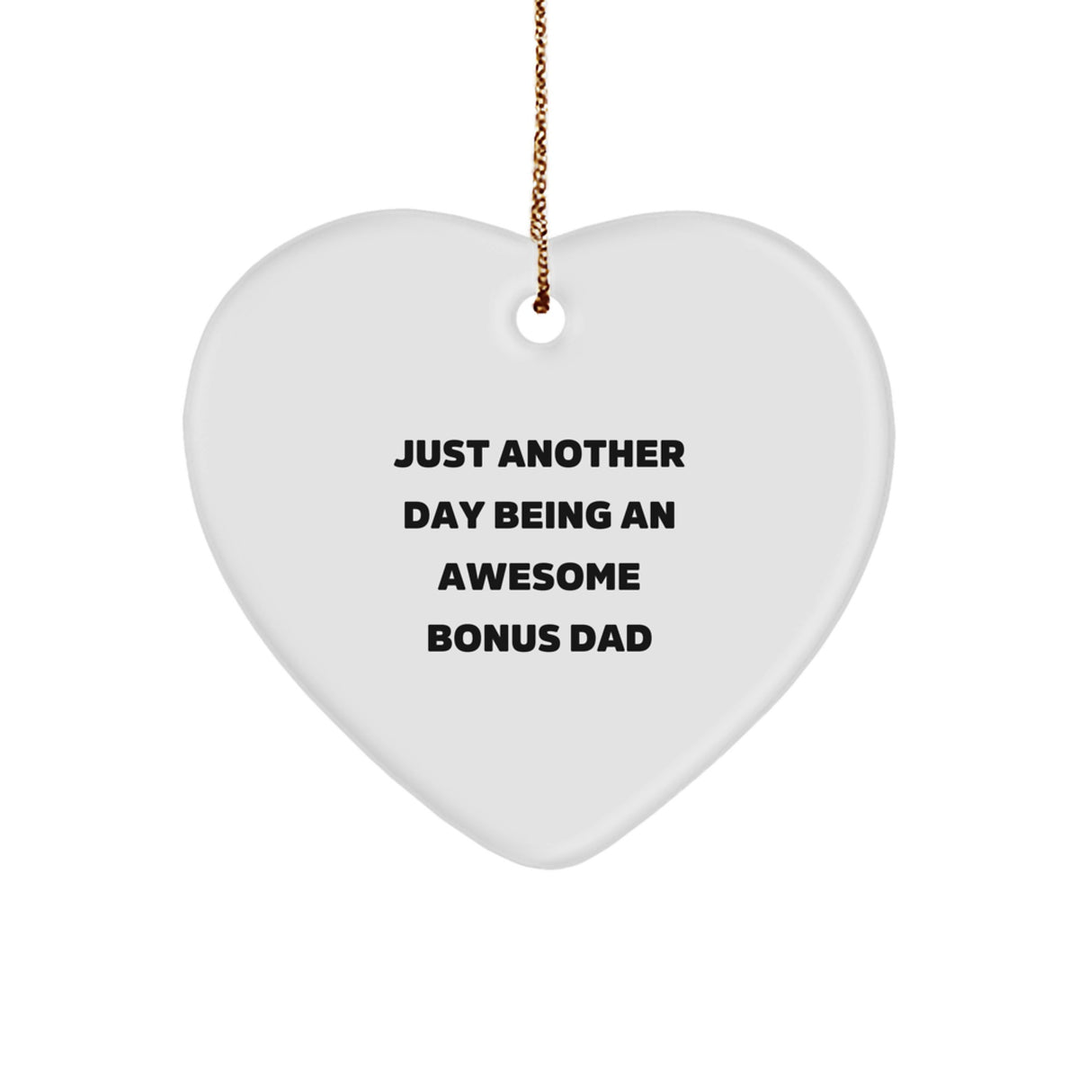Bonus Dad Christmas Ornament Idea for a Husband Gift - Image 1