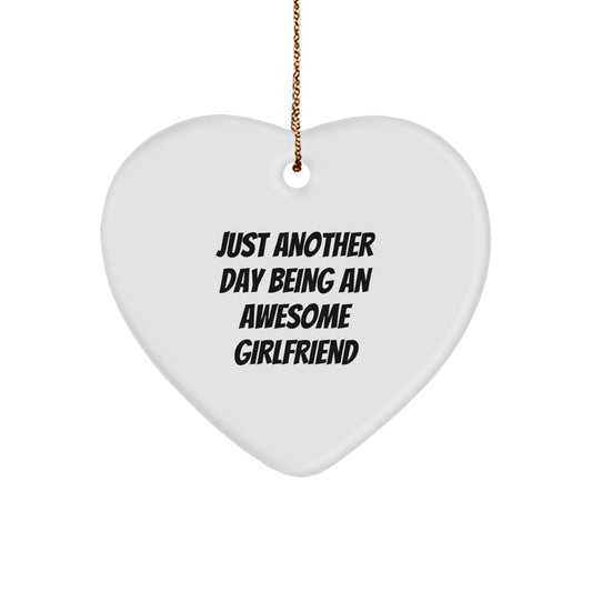 Girlfriend Christmas Ornament Gift for Friends Another Day Being An - Image 1