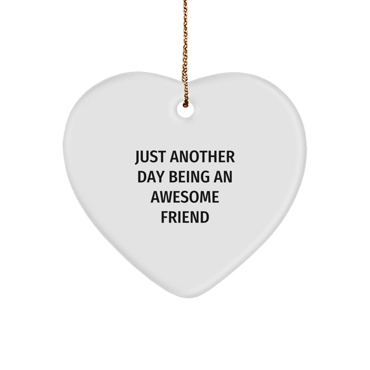 Friend Heart Ornament Collectible for Neighbors Christmas Gift - Image 1