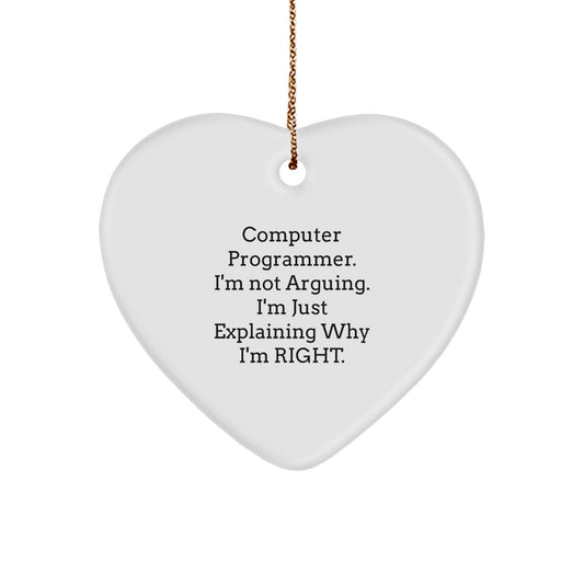 Favorite Christmas Ornament Gift for Kids Computer Programmer. I'm Not - Image 1