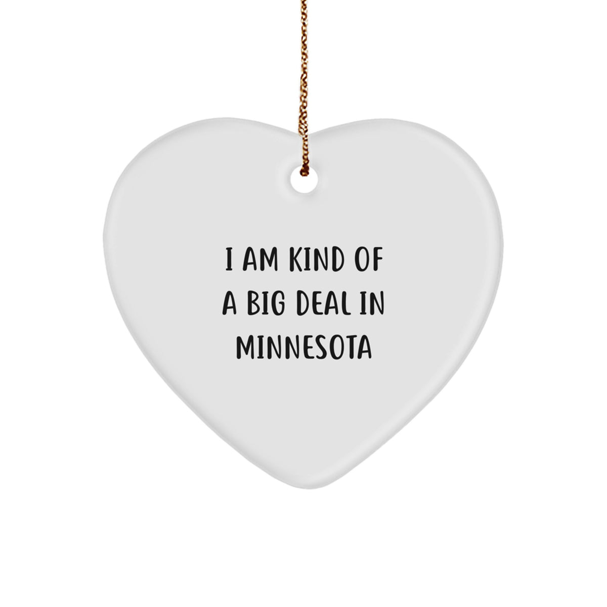 For Him Keepsake Minnesota Christmas Ornament Gift - I'm a Prime Selection - Image 1