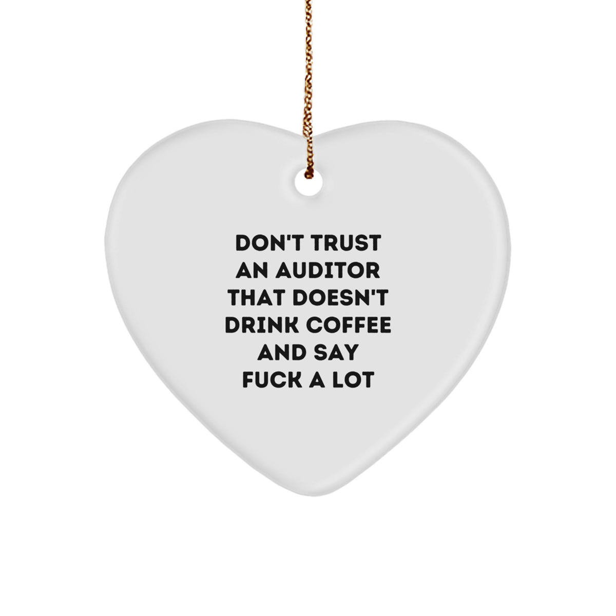 Collectible Christmas Ornament Gift for Neighbors - Auditor Humor - Image 1