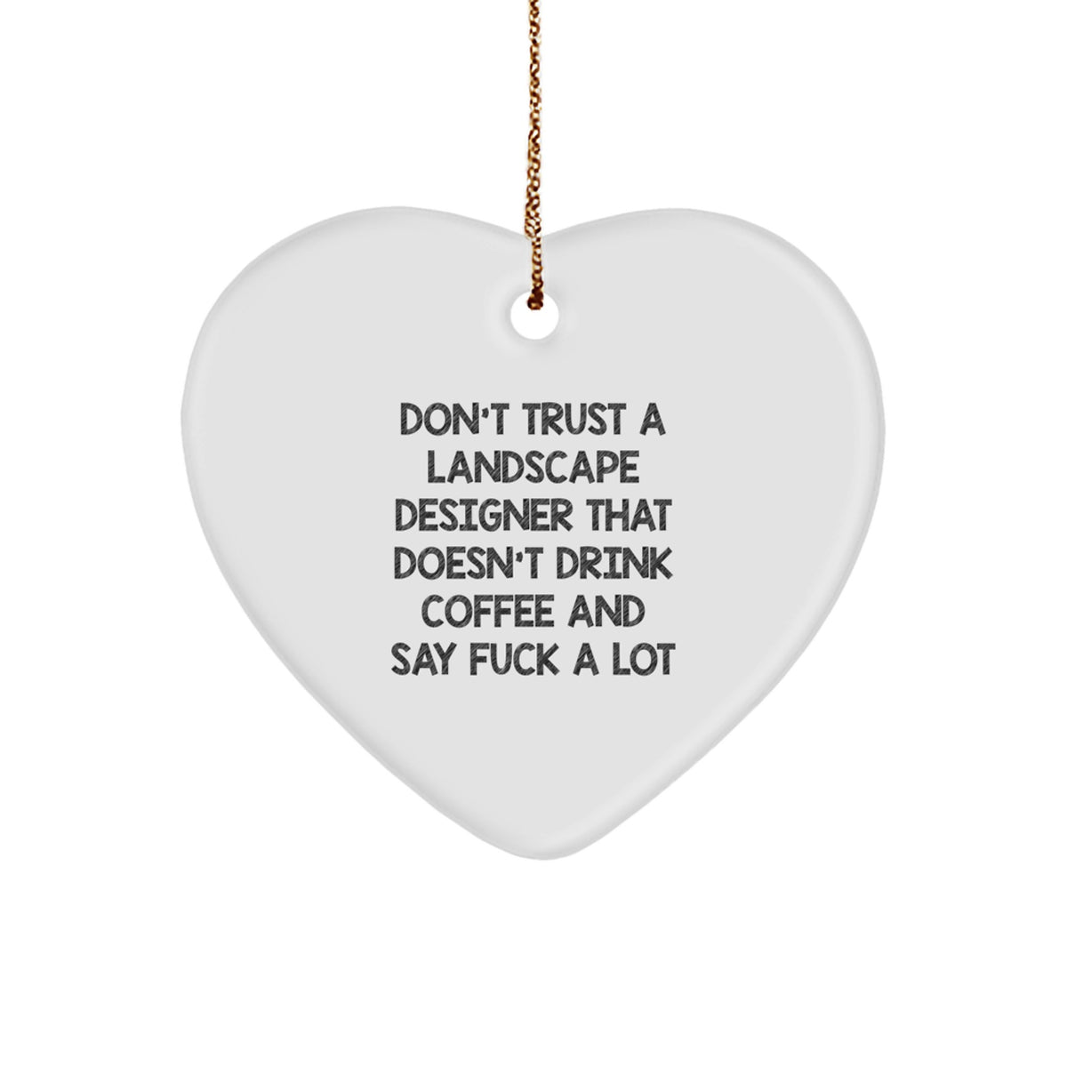 Landscape Designer Christmas Ornament Idea for Coworkers Gift - Image 1
