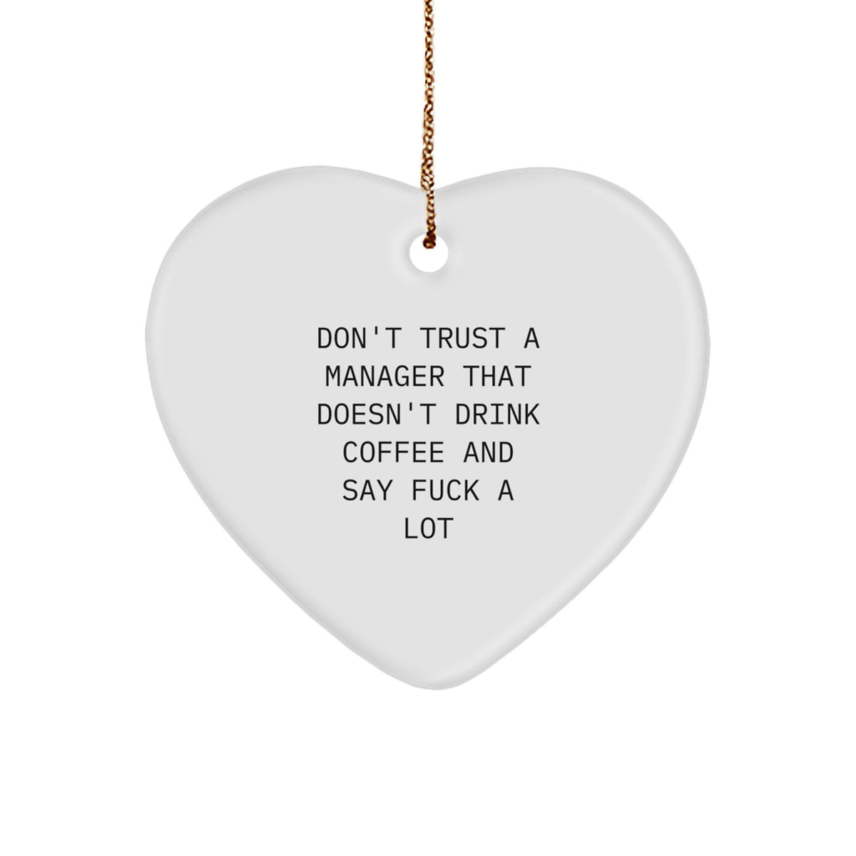 Manager Treasure Christmas Ornament for Family Gift - Bold Humor - Image 1