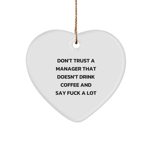 Manager Favorite Christmas Ornament for Kids Gift - Image 1