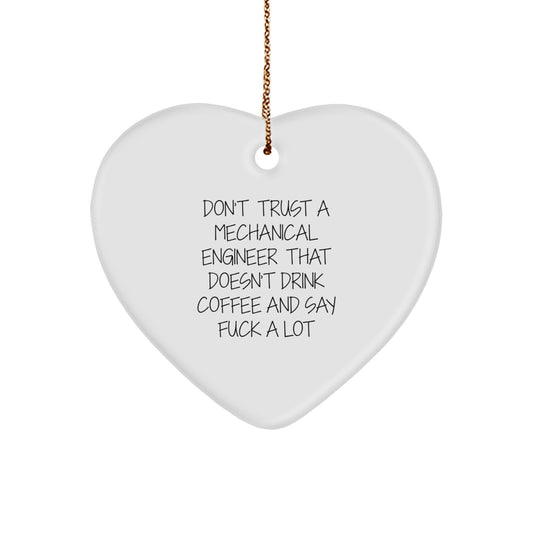 Mechanical Engineer Christmas Ornament Surprise for Family Gift - Image 1