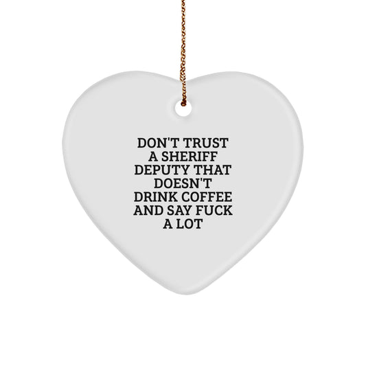 Funny Sheriff Deputy Gifts from Men to Sheriff Deputy Friends on Christmas Unique Gifts - Image 1