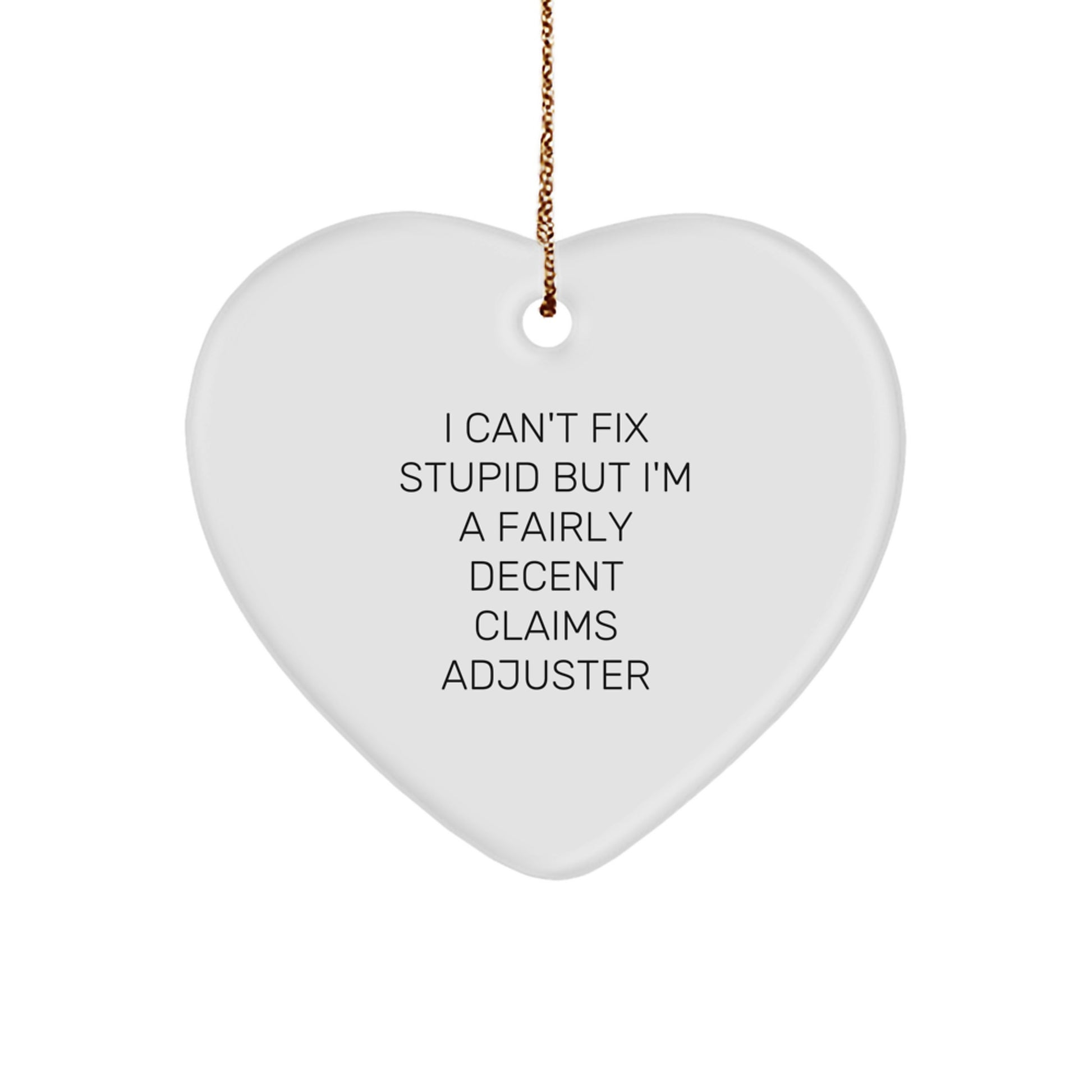 Funny Claims Adjuster Christmas Unique Gifts from Friends for Men Women - Image 1