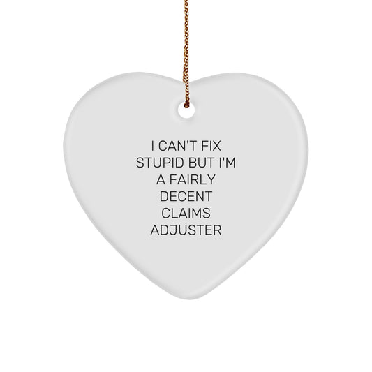Funny Claims Adjuster Christmas Unique Gifts from Friends for Men Women - Image 1