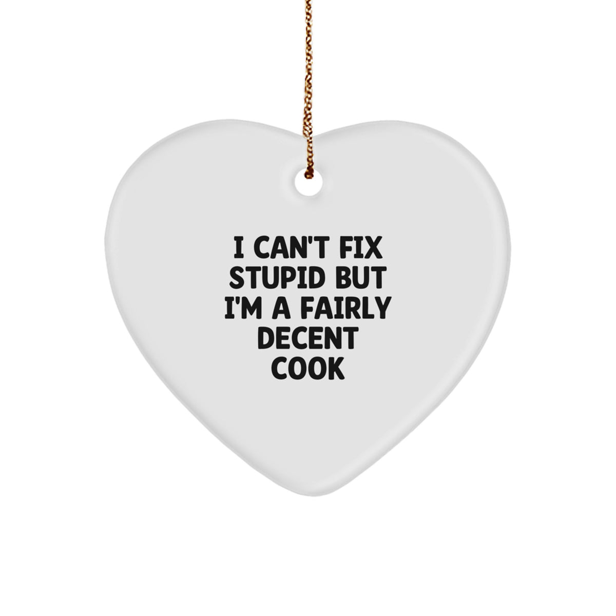 Cook Keepsake Christmas Ornament for Him Gift - Image 1