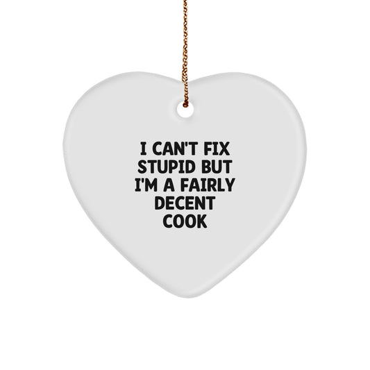 Cook Keepsake Christmas Ornament for Him Gift - Image 1