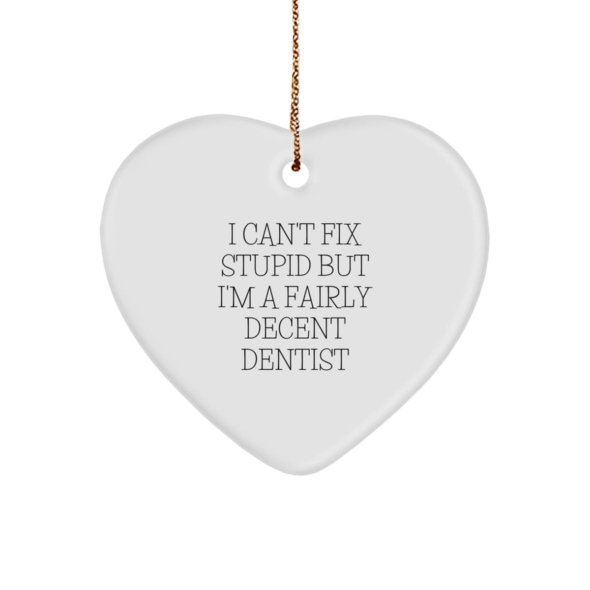 Dentist Keepsake Christmas Ornament for Him Gift – Holiday Cheer - Image 1