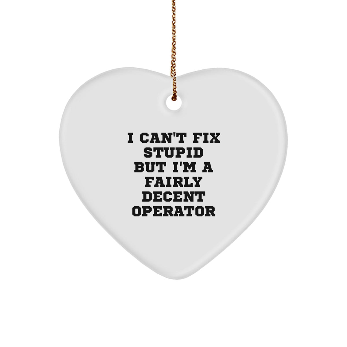 Family Treasure Operator Christmas Ornament Gift - Image 1