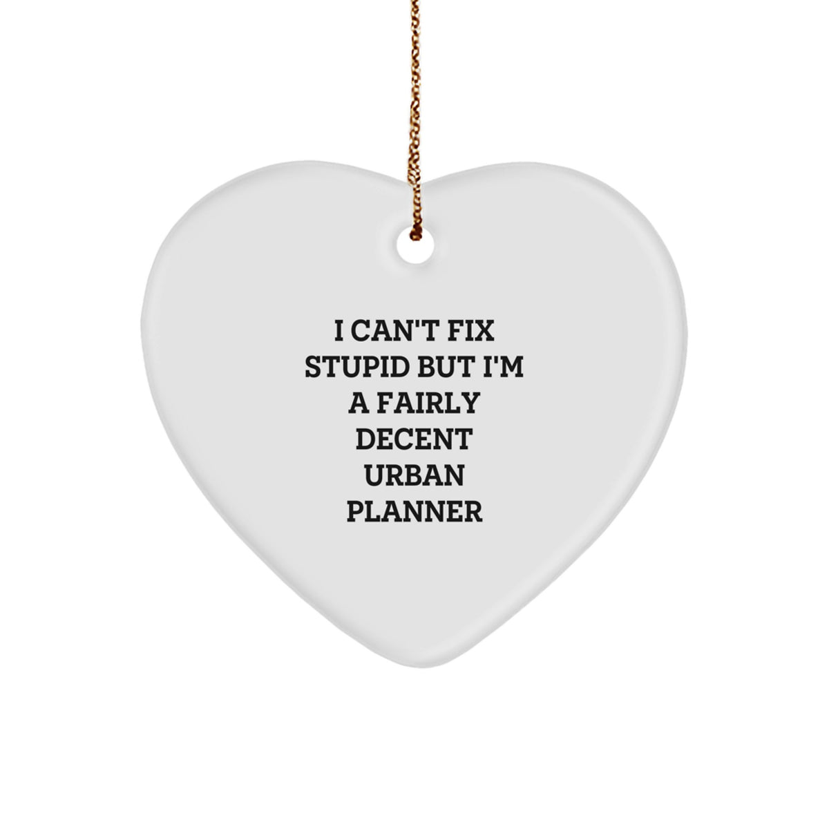 Urban Planner Christmas Ornament Gift for a Colleague - Companion Quote - Image 1