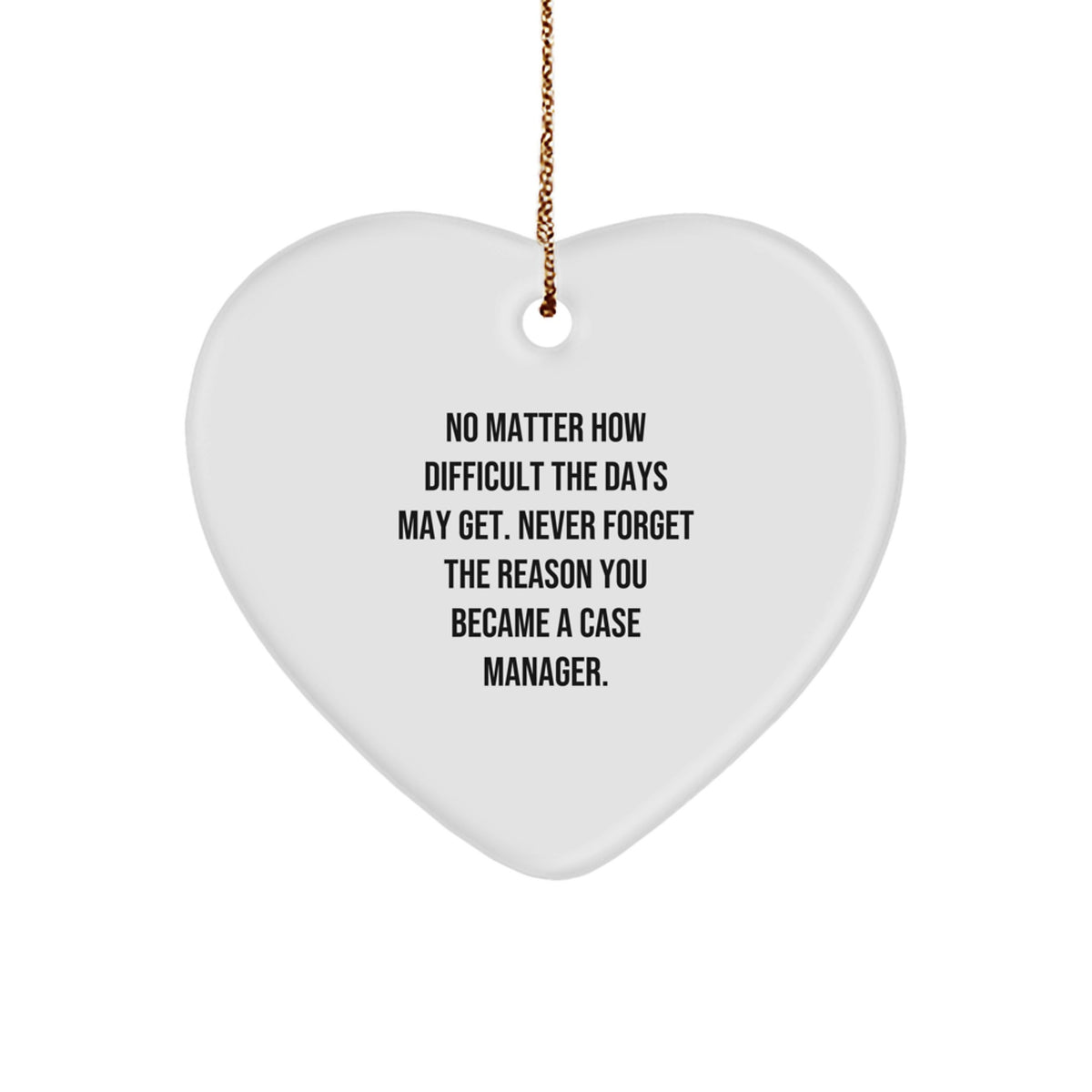 Christmas Ornament Gift for Coworkers Heartwarming Case Manager Idea - Image 1